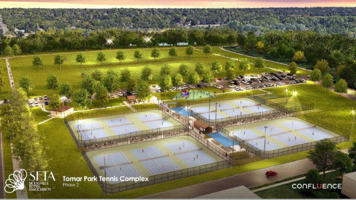 Rendering of the Tomar Park sports complex