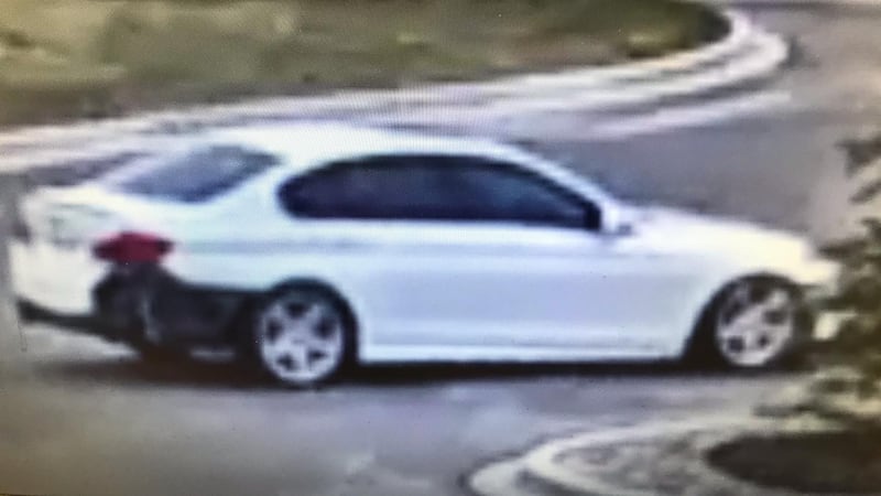 Authorities are still looking for the white BMW involved in the crime, which was reportedly...