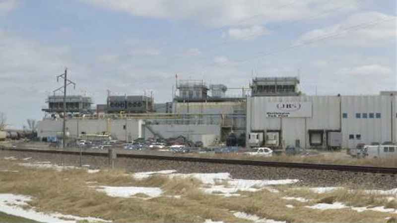 JBS facility in Worthington, courtesy KSTP-TV