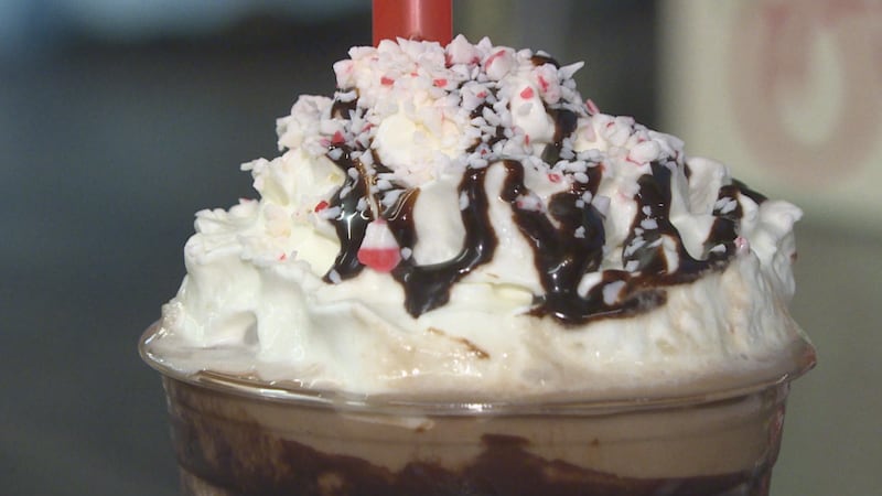 The Christmas drinks will remain on the menu for the next several weeks.