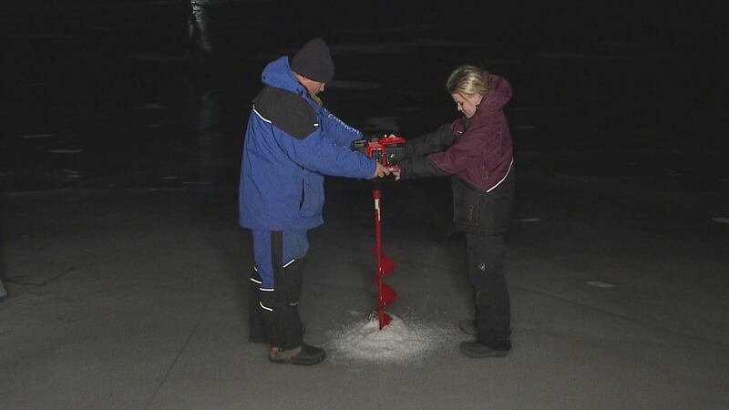 The annual Ice Fish Fest at Catfish Bay will kick off at 10:30 am Saturday.