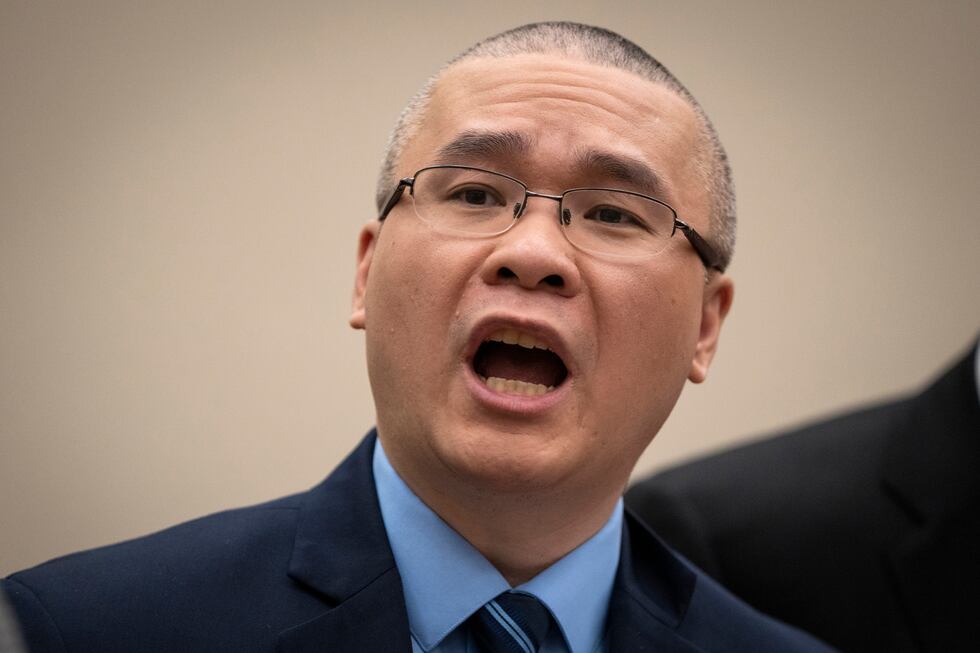 Tou Thao speaks during his sentencing hearing in Hennepin County District Court on Monday,...