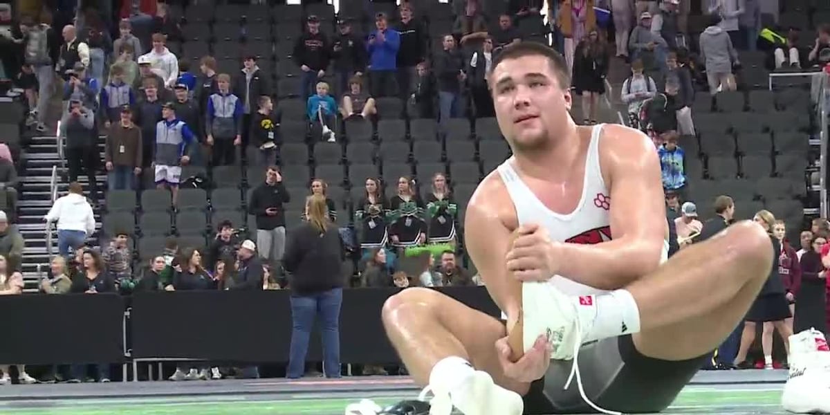 Brandon Valley's Navarro Schunke leaves his shoes and impressive legacy on the wrestling mat Brandon Valley's Navarro Schunke leaves his shoes and impressive legacy on the wrestling mat