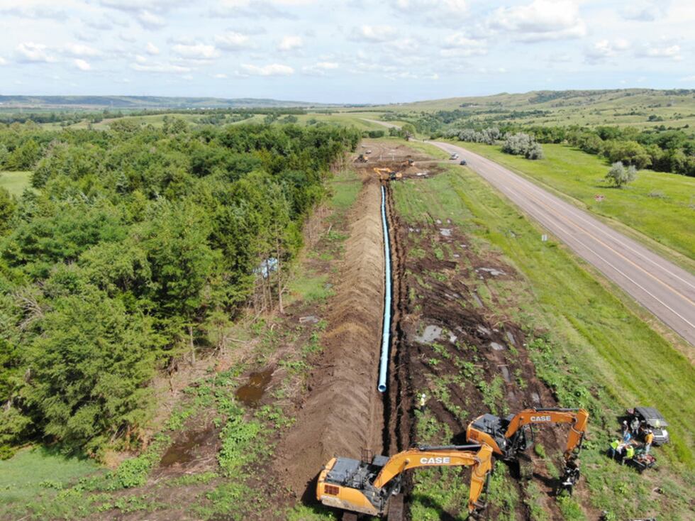 The Randall Community Water District in southeastern South Dakota is all about construction.