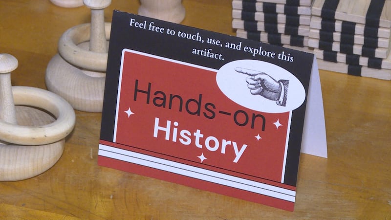 The museum hopes the interactive feature will help peak kids interest in history.