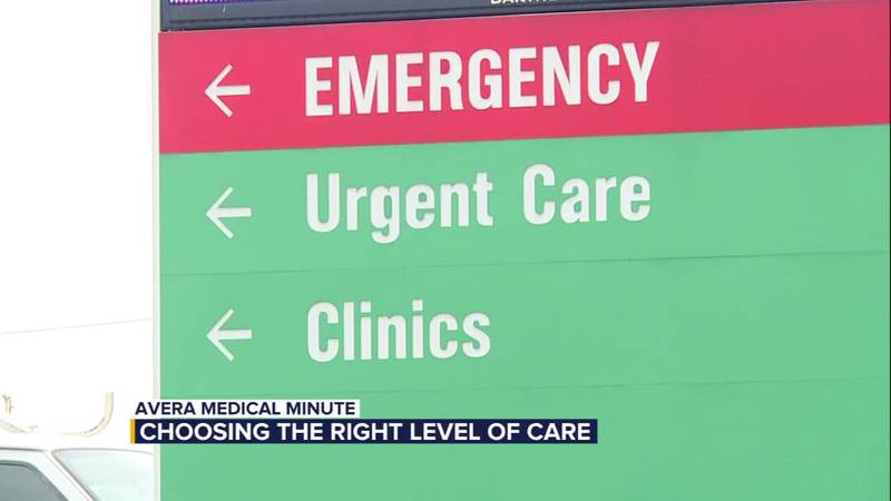 Avera Medical Minute: When to head to the clinic, urgent care, or emergency room